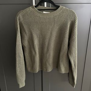 NWT BP. Cleo Crop Crewneck Sweater